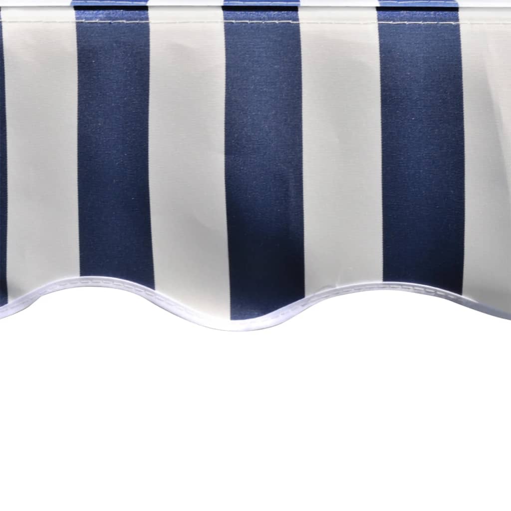 Tela De Repuesto Para Toldo Azul Y Blanco 3x2,5 M Poliéster_3