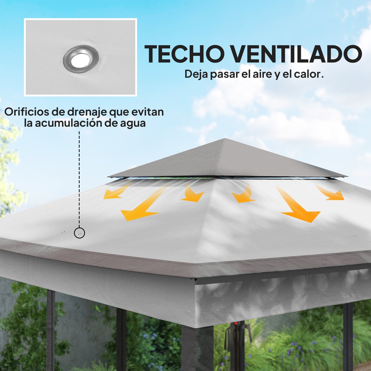 Outsunny Carpa Plegable Gazebo 3_4