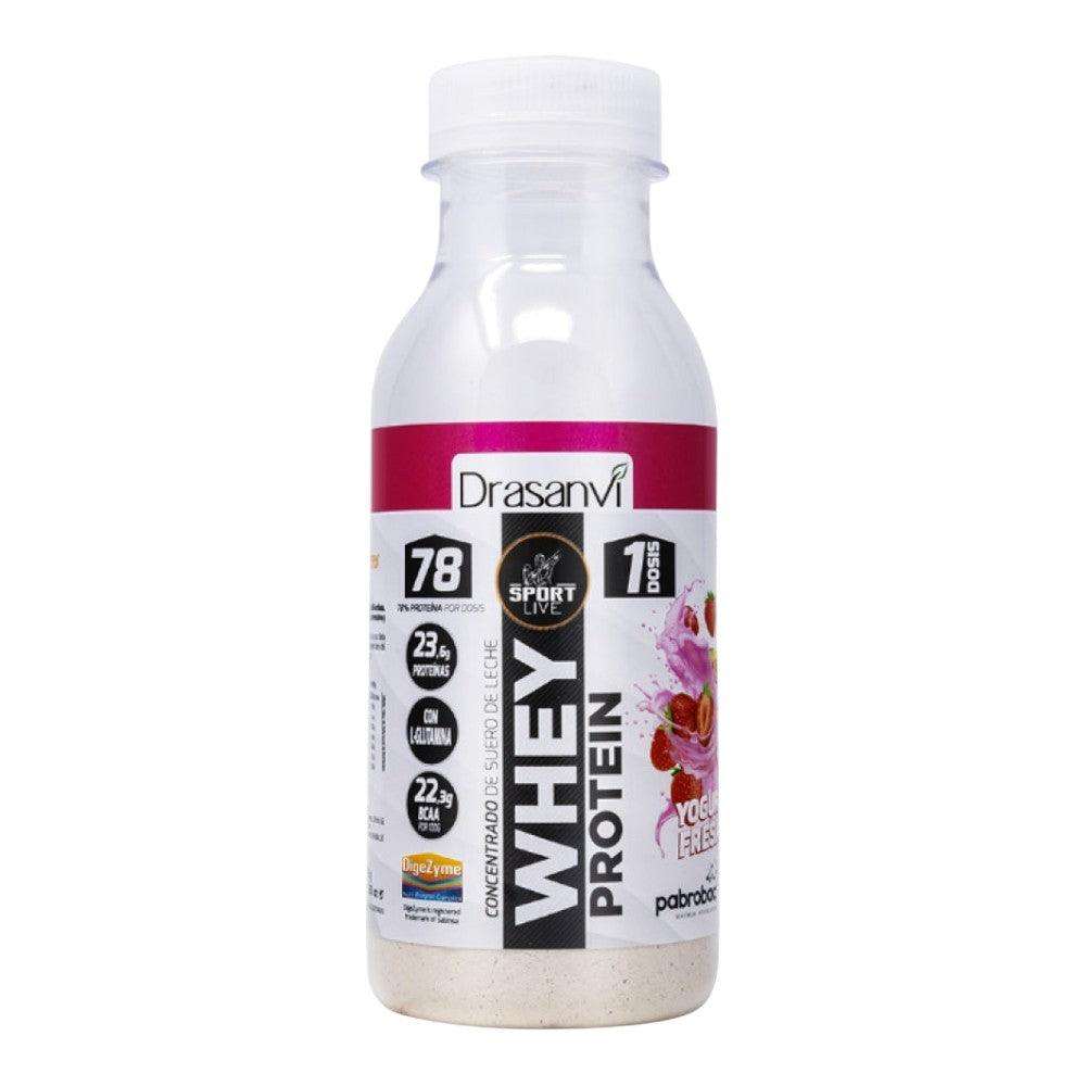 Sport Live Whey Protein Concentrada Botella Monodosis 30 Gr Capuchino_1