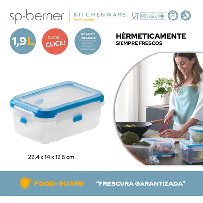 Hermético Super Lock Rectangular 1.9 L_2