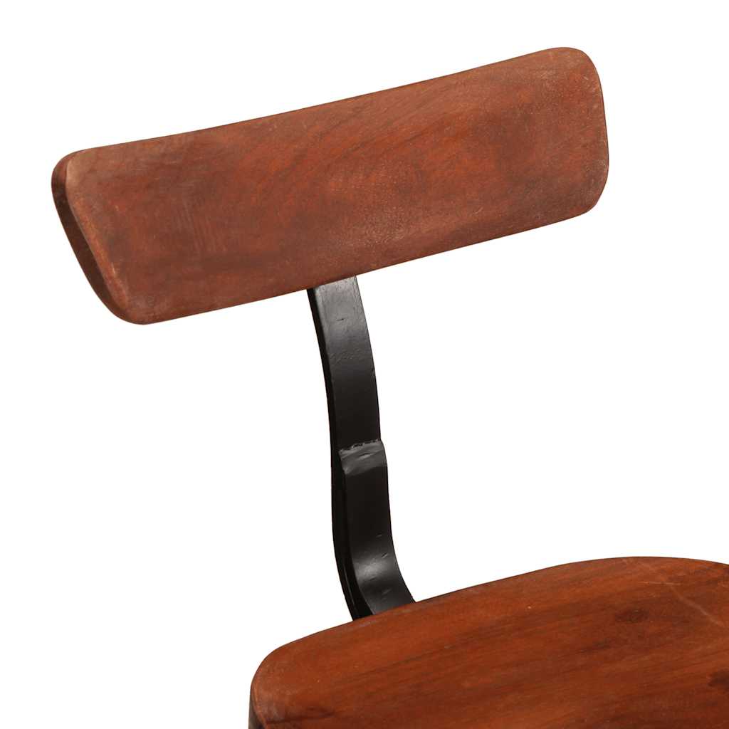Taburetes De Barra 2 Uds 49x43x88 Cm Madera Maciza De Mango_3