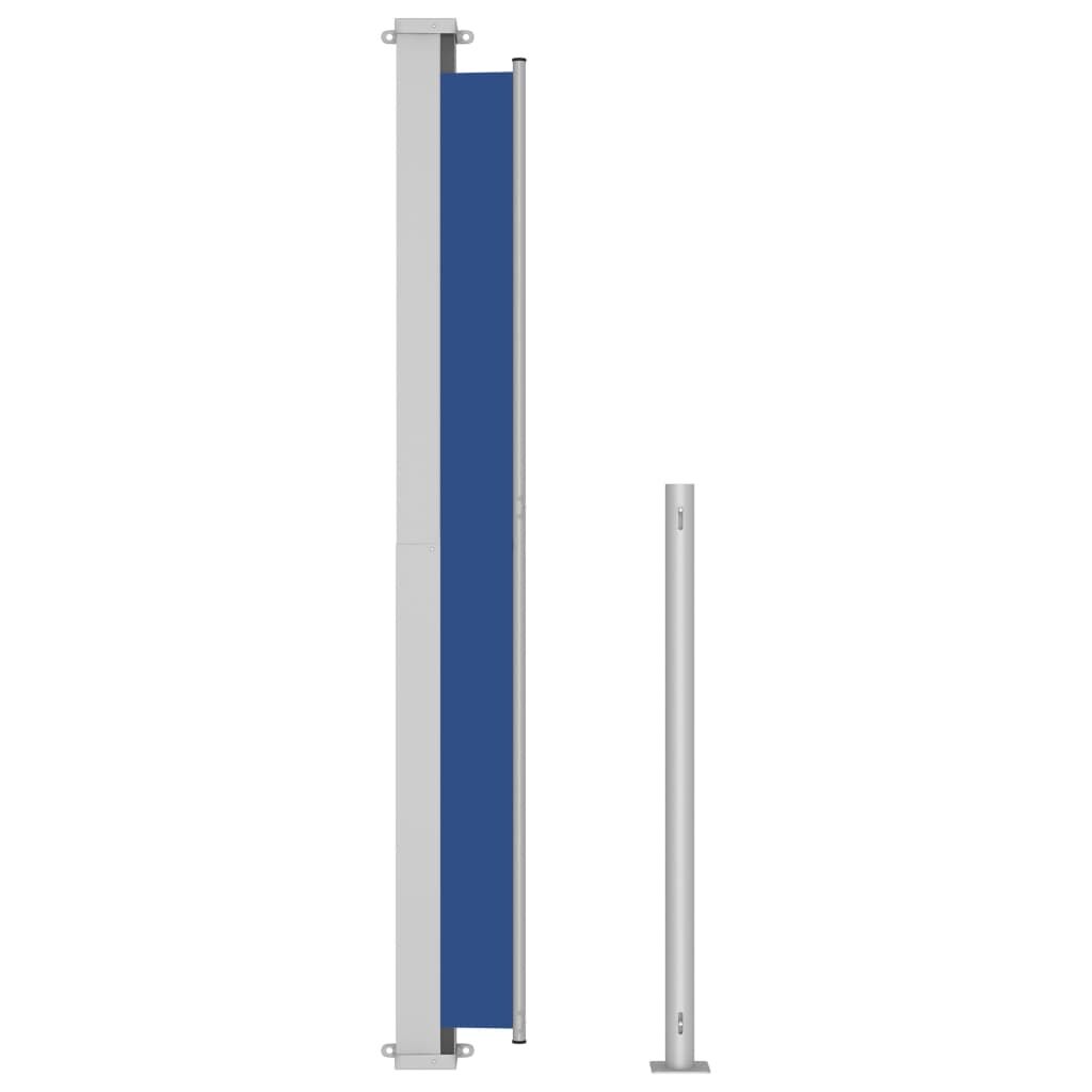 Vidaxl Toldo Lateral Retráctil Para Patio Azul 220x500 Cm_3
