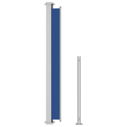 Vidaxl Toldo Lateral Retráctil Para Patio Azul 220x500 Cm_3
