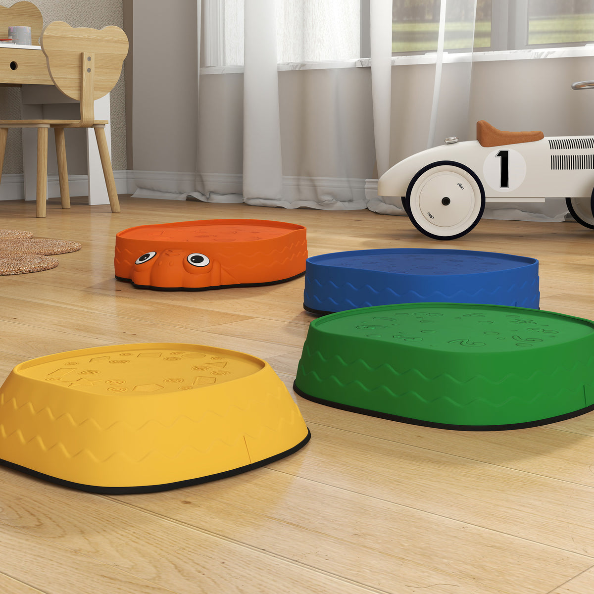 Bloques De Equilibrio Aiyaplay Pp, Tpe Multicolor 37.8x33.5x28 Cm_3