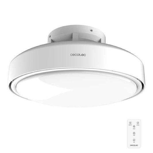 Cecotec Ventilador De Techo Con Luz Sin Aspas Energysilence Lampaero 7500 Seabreeze.15w, 6 Velocidades, Tecnología Blade_0