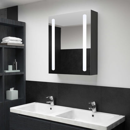 Mueble De Baño Con Espejo Led 50x13x70 Cm_0