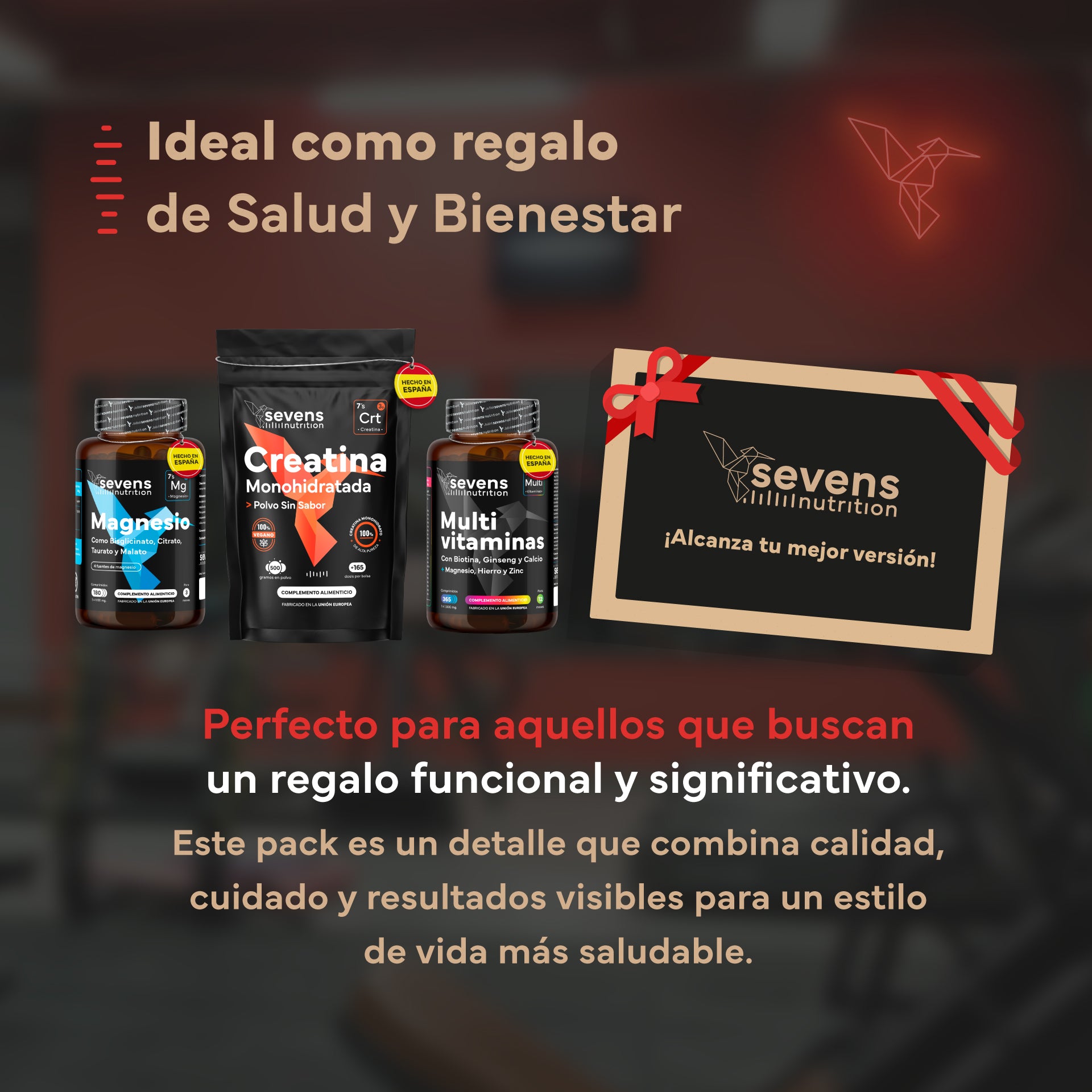 Pack Rendimiento. Con Creatina, Magnesio y Multivitaminas. Sevens Nutrition. Energía y Rendimiento_5