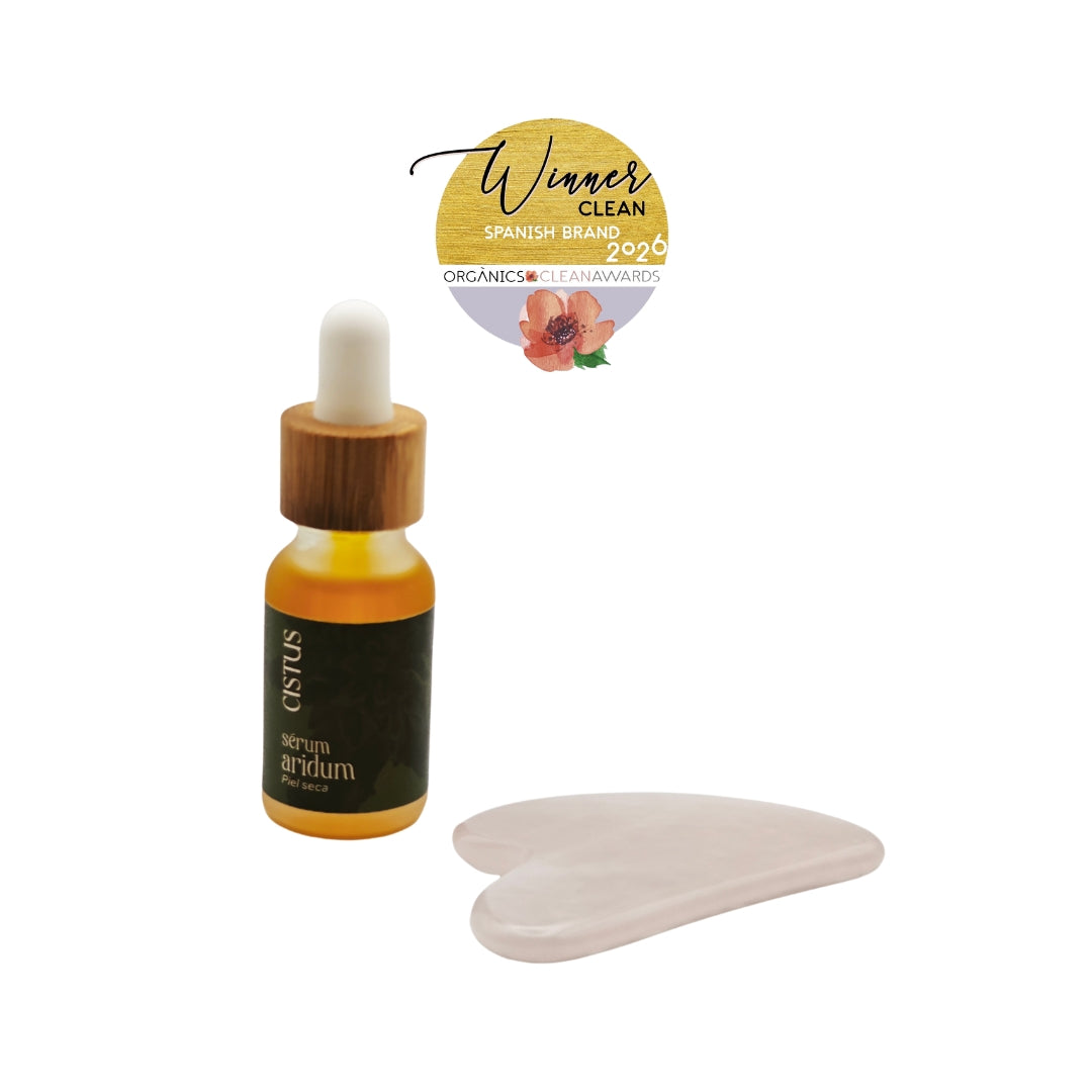 Pack RITUAL CALMA PROFUNDA, sérum facial ARIDUM + gua sha masaje facial · Unisex_0