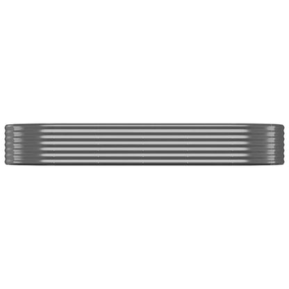 Jardinera Arriate Acero Galvanizado Antracita 249x100x36cm_2