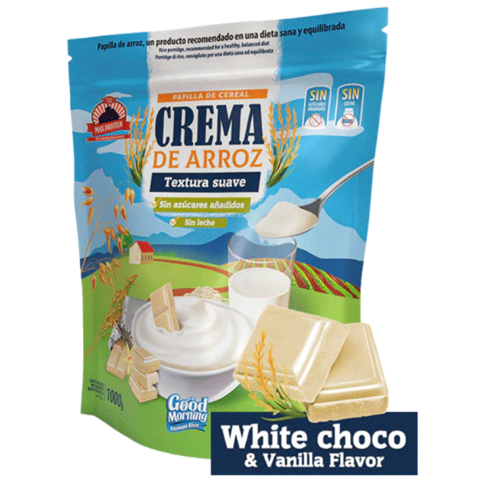 Crema De Arroz 1 Kg Chocolate Blanco - Vainilla