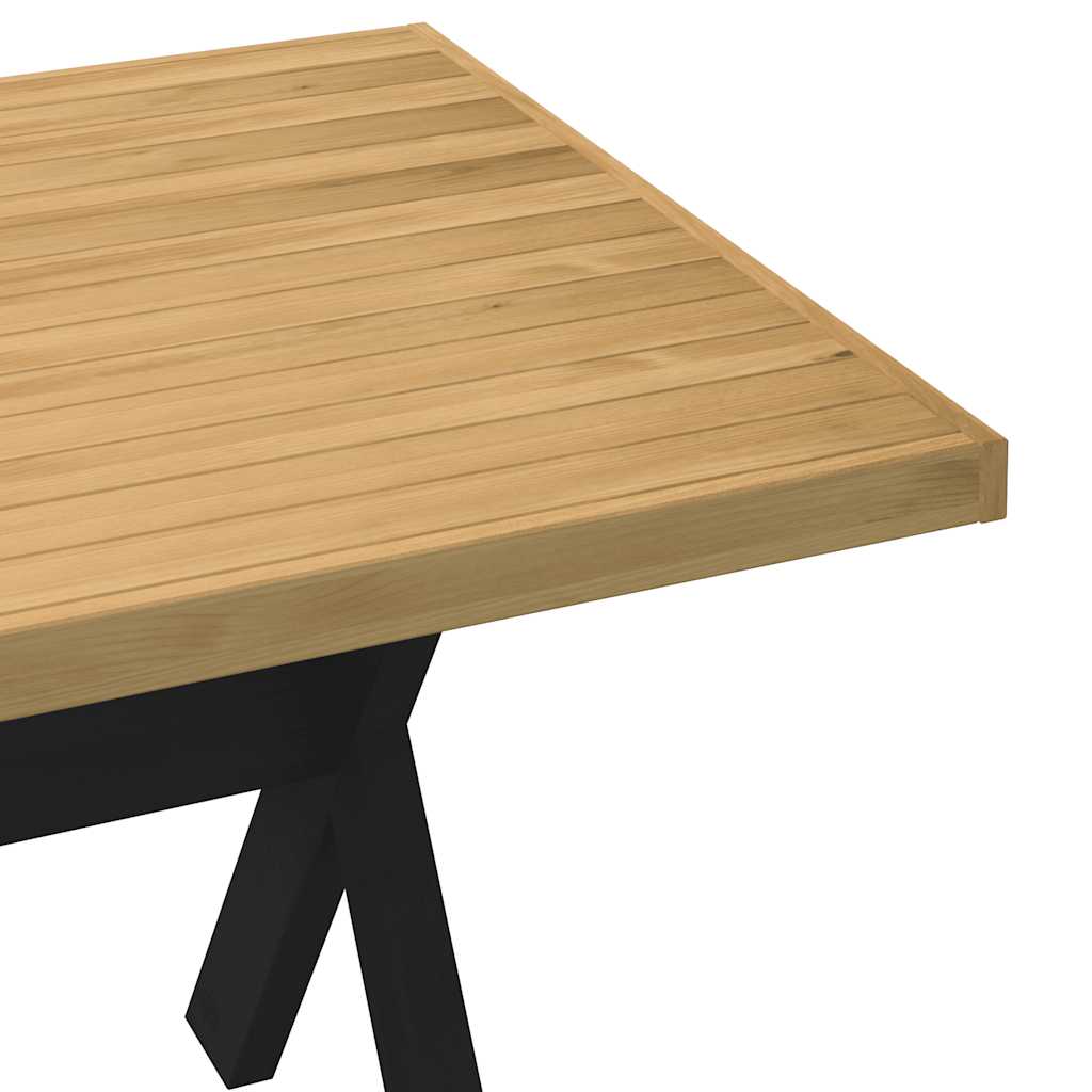 Mesa Comedor Noain Patas Forma X Madera Maciza Pino 180x90x75cm_4