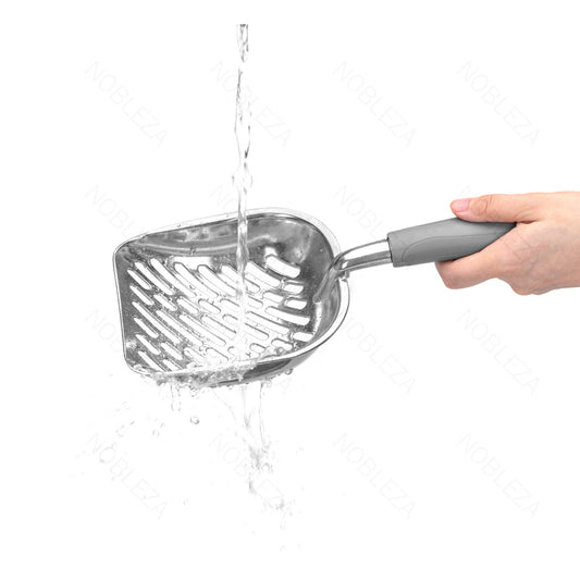 Pala de aluminio para arenero de gatos Nobleza