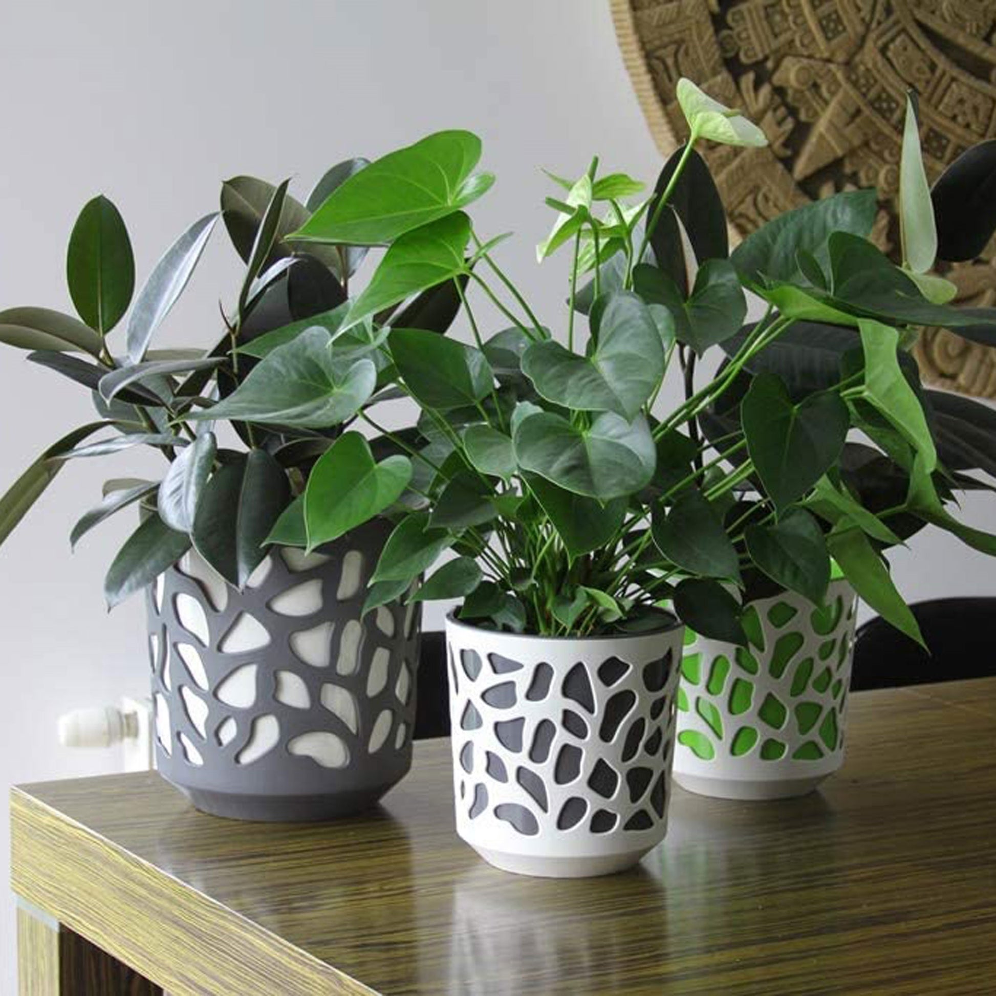 Maceta Duet 300 Antracita Y Antracita_4