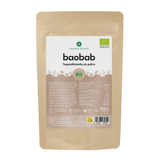 Baobab en polvo Eco Planeta Huerto 125 gr
