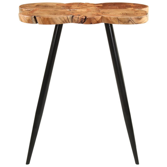 Mesa Alta De Troncos Madera Maciza De Acacia 90x54x105 Cm_0