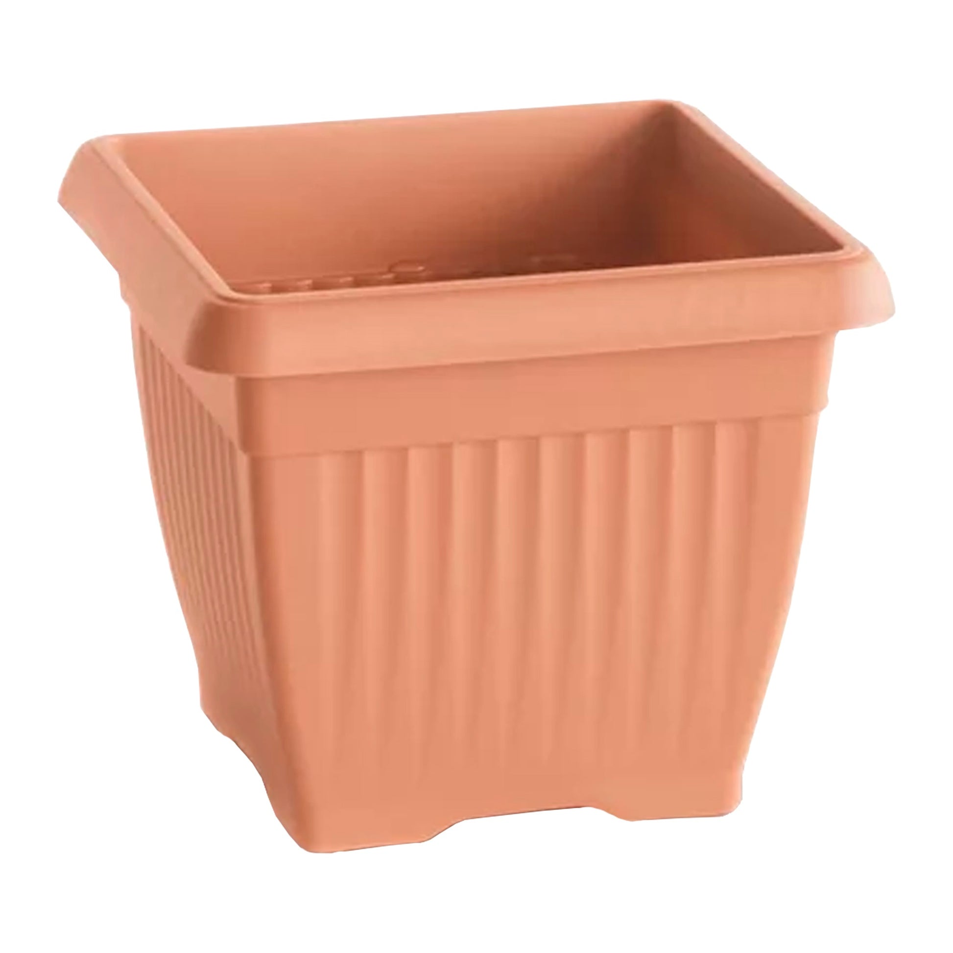 Maceta Terra 7l., Dimensiones (mm) 240x240x200, Color Terracota_0