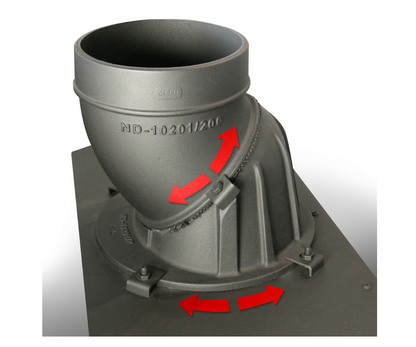 Bricosol Chimenea De Leña De Acero Kratki Lucy Túnel 12 Kw Ø 200_3
