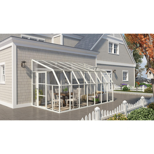 Pérgola adosada cerrada Sunroom 446x257 cm