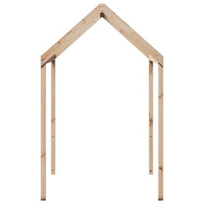 Techo De Cama Infantil Madera Maciza Pino 217x95,5x159 Cm_4