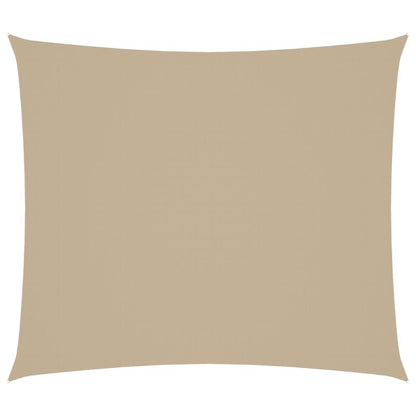 Vidaxl Toldo De Vela Rectangular Tela Oxford Beige 2,5x3 M_0