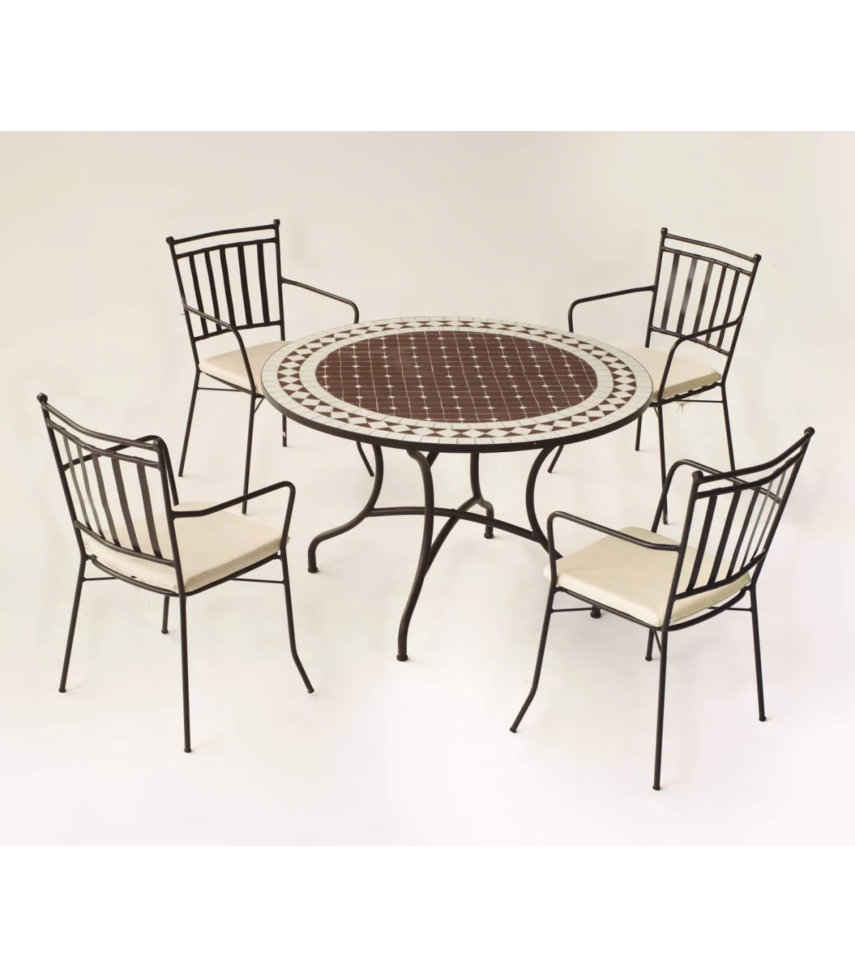 Pack De 2 Sillones Acero Shifa-3br Negro Apilable Con Cojín 90 Cm(alto) 54 Cm(ancho)54 Cm_4
