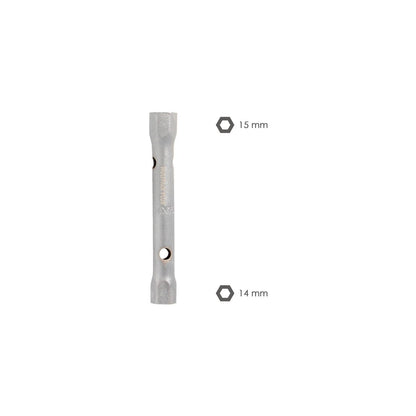 Llave Tubo Tubular 14x15 Fabricada En Acero Cromo Vanadio, Llave Grifería, Llave De Tubo Para Grifos, Llaves De Tubo Doble