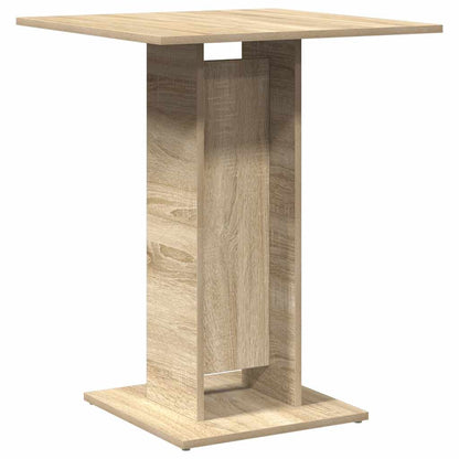 Mesa De Bistró Contrachapada Color Roble Sonoma 60x60x75 Cm_4