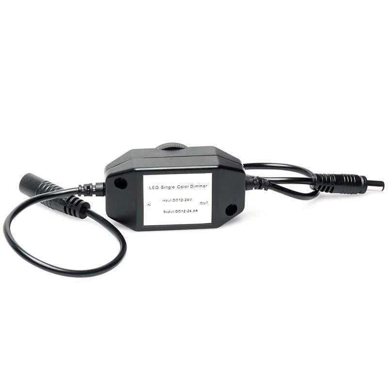 Controlador Para Tira Led Monocolor Dimmer Negro_3