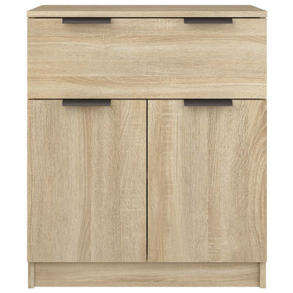 Aparador De Madera Contrachapada Color Roble Sonoma 60x30x70 Cm / Vetonek_3