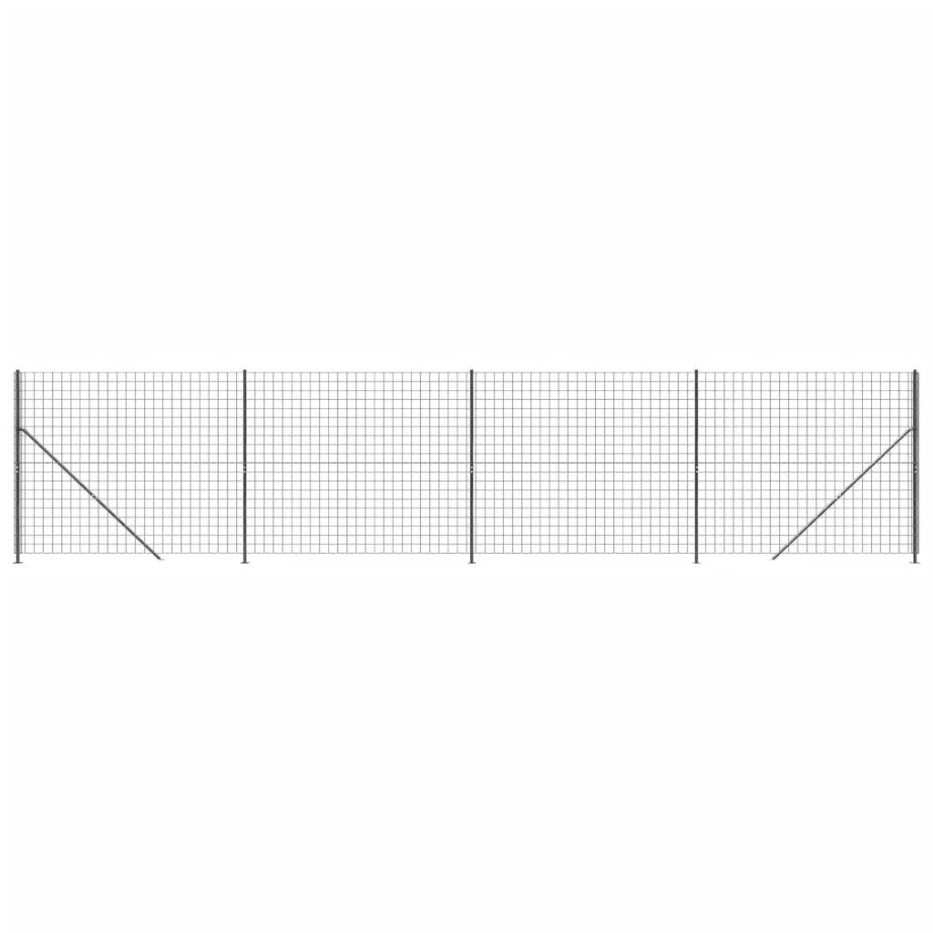 Cerca De Alambre Con Brida Gris Antracita 1,6x10 M / Vetonek_2