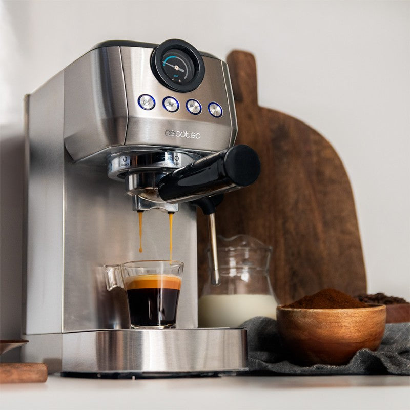 Cecotec Cafetera Express Power Espresso 20 Steel Pro_4