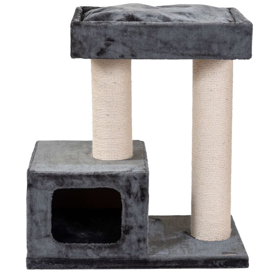 Quapas! Árbol Rascador Para Gatos Bandit Gris Oscuro 76x45x82 Cm_0