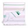 Hamman 80x165cm 350gsm 100%algodon Verde/gris Casa Benetton