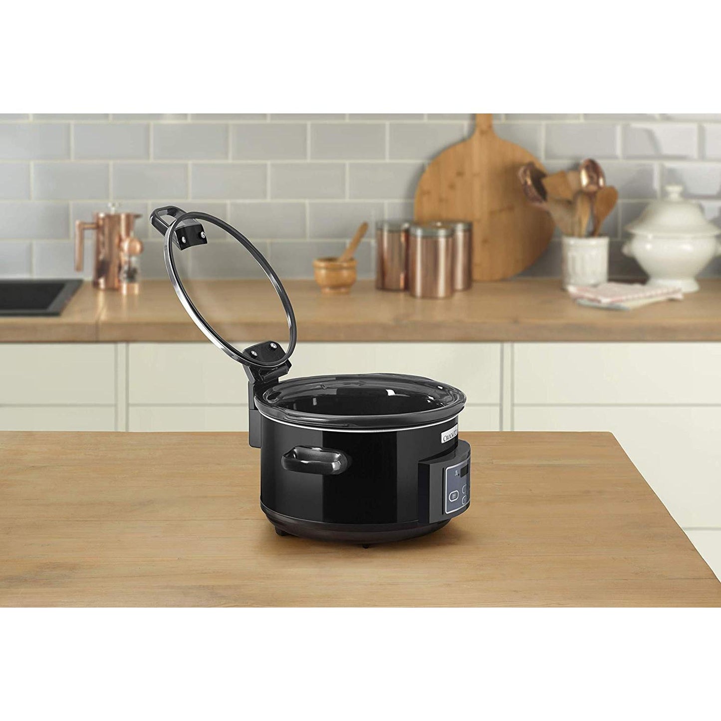 Crockpot olla cocción lenta 4,7 L CSC052X con tapa abatible