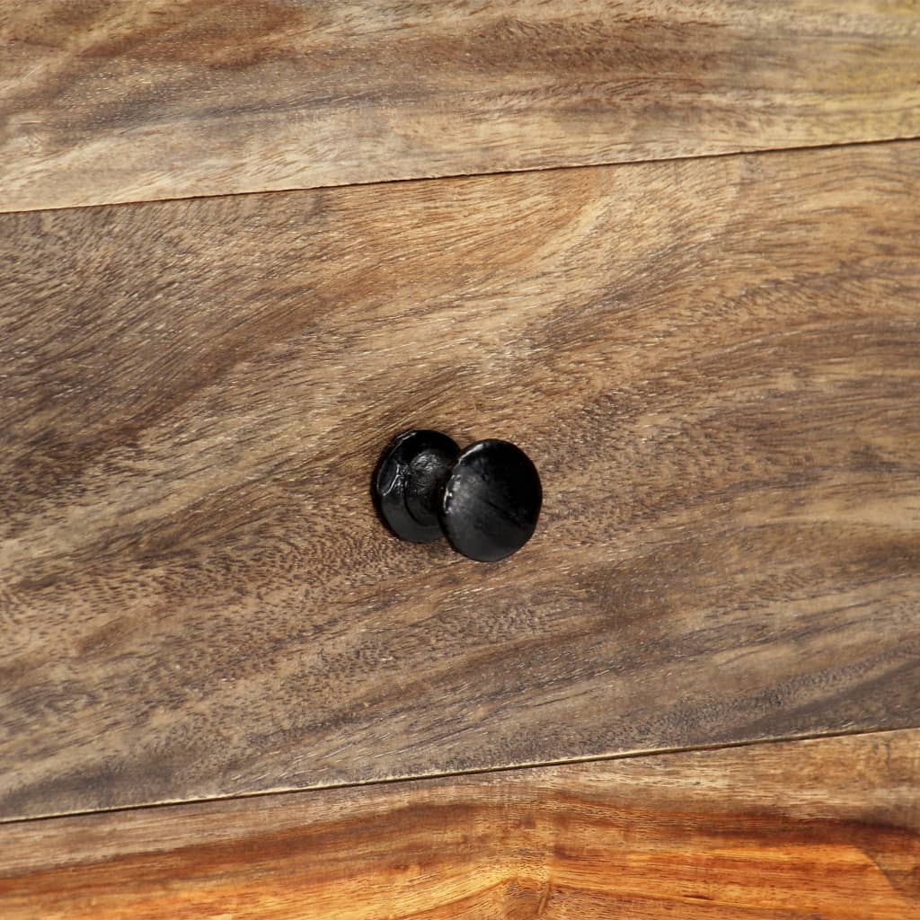 Mesa Consola De Pared Madera Maciza De Sheesham 100x25x20 Cm_4
