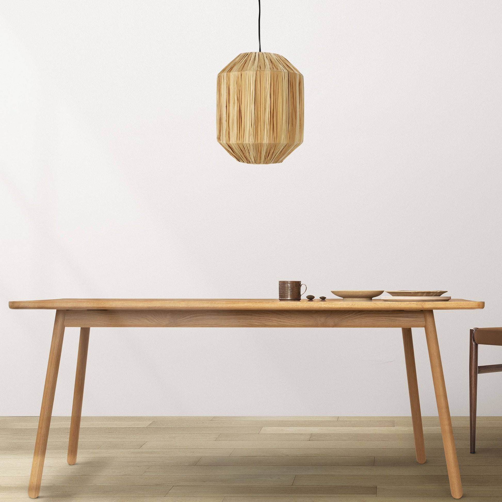 Well Home Lámpara Colgante De Papel Tejido Ø29x37cm_2