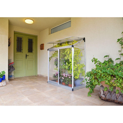 Invernadero adosado Lean To 125x63.5x160 cm