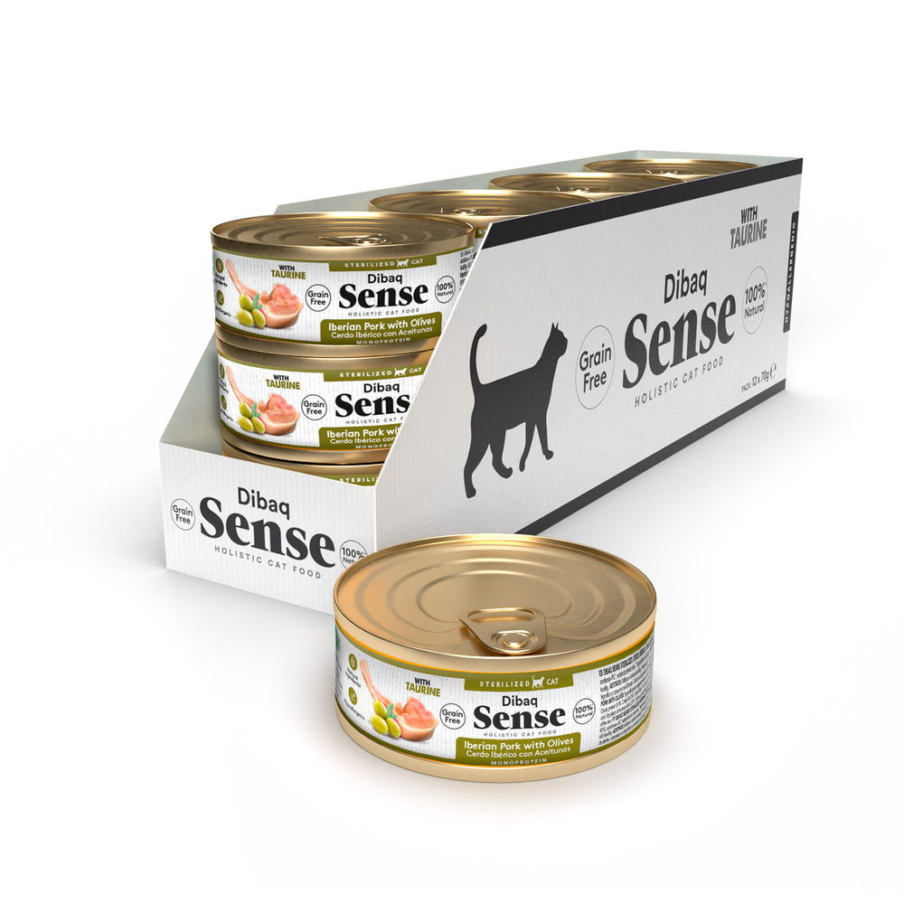 Dibaq Sense Cat Esterilizado Cerdo Ibérico (70 G X 12 Uds)_0