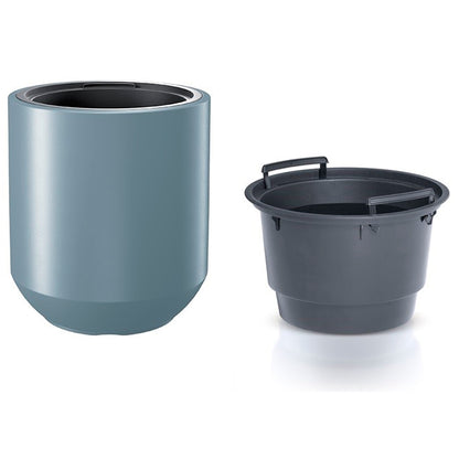 Maceta Heos 46l., Con Depósito, Dimensiones (mm) 390x390x440, Color Gris Claro_3