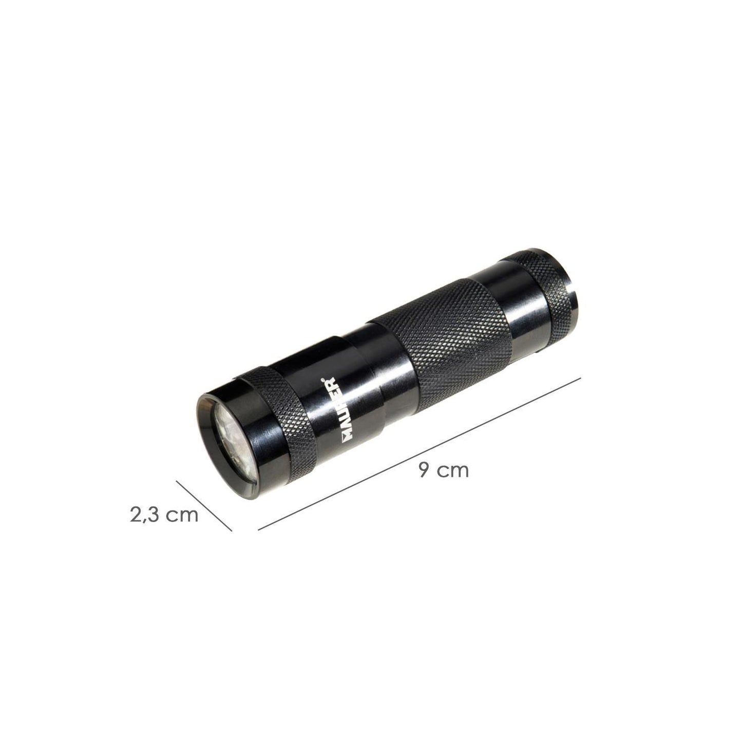 Linterna Led De Mano De Aluminio A Pilas	(3 Aaa) 45 Lumenes 9 Leds_1