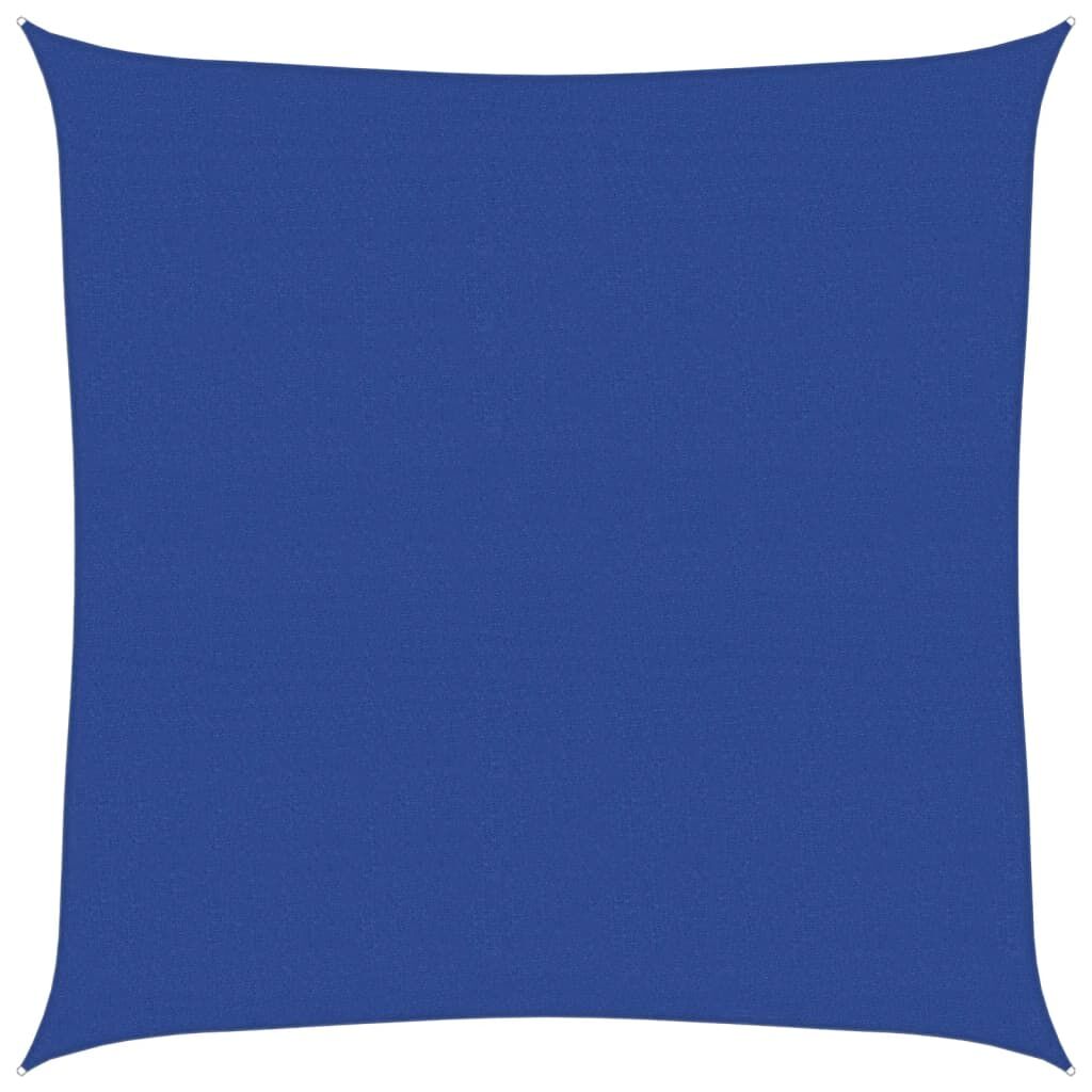 Vidaxl Toldo De Vela Cuadrado Hdpe Azul 160 G/m² 6x6 M_0