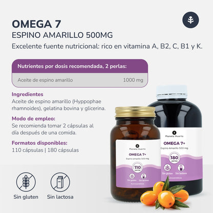 Omega 7 Espino Amarillo Planeta Huerto 110 Perlas