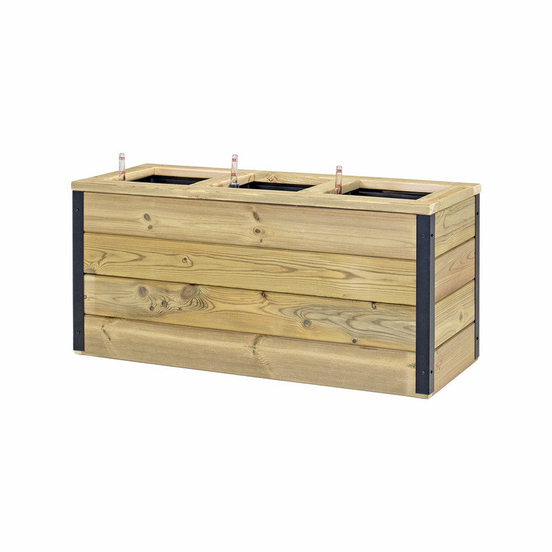 Jardinera De Madera Con Autorriego 86x34x40 Cm Nidum Hortalia_2