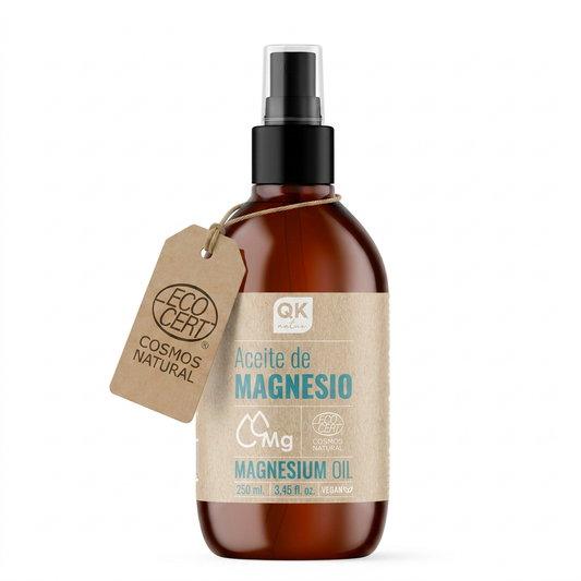 QKnatur - Aceite De Magnesio En Spray Bio 100% Puro (250 Ml) - Ideal Para Deportistas, Relajación Muscular_0