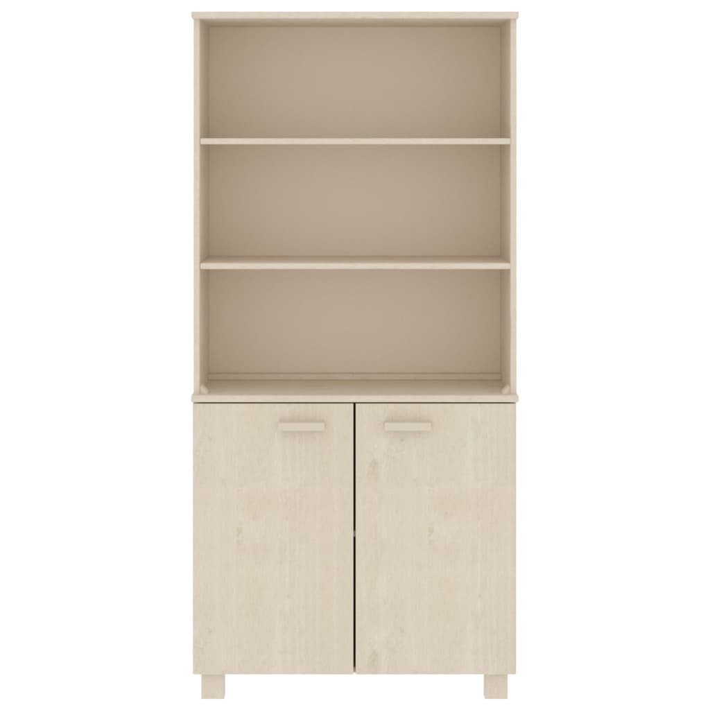 Aparador Hamar Madera De Pino Maciza Marrón Miel_2