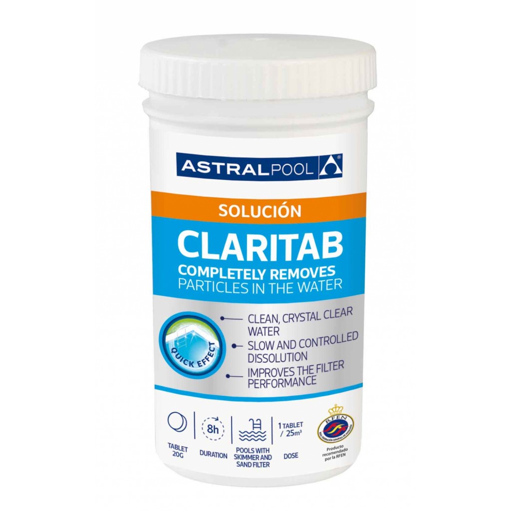 Astralpool Claritab - 2 Botes - Doble Acción: “coagulante” Y “floculante”, Para Un Tratamiento De Choque Que Devuelve La Claridad Y Transparencia Del_0