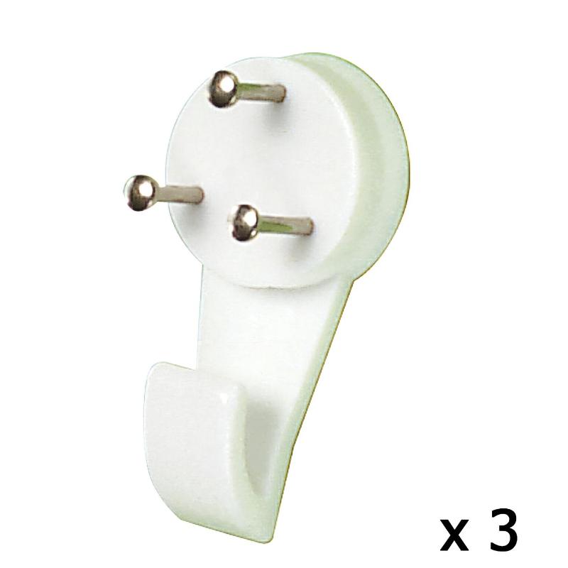 Cuelga Cuadros Gancho Grande (blister 3 Unidades) Clavar