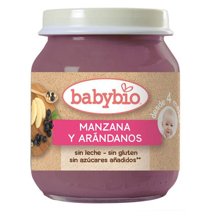 Tarrito de Manzana y Arándanos Babybio 130g