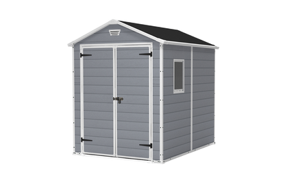 Caseta De Exterior Manor 6x8 De Keter. 185,8x236,8x227 Cm - Gris_0