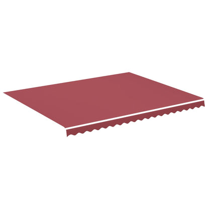 Tela De Repuesto Para Toldo Rojo Burdeos 4,5x3,5 M Poliéster_0